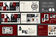 Burgundy Business Strategy Deck, a Presentation Template by Pani Temp. (Thumbnail 13 of 13)