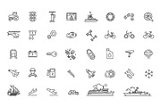 Vector Transport Icons, an Outline Icon by Tettygreen (Thumbnail 4 of 5)