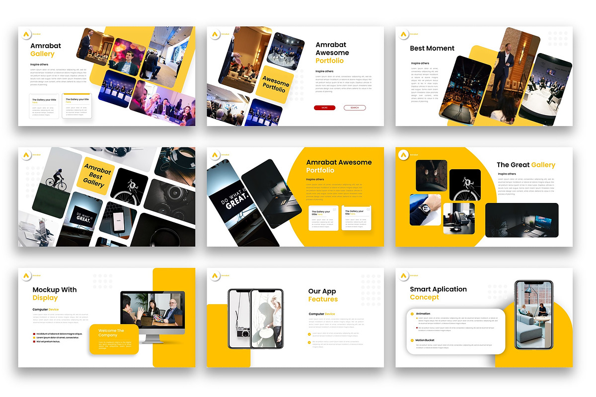 Amrabat-Business Google Slide, a Presentation Template by kreatifreya (Photo 3 of 5)