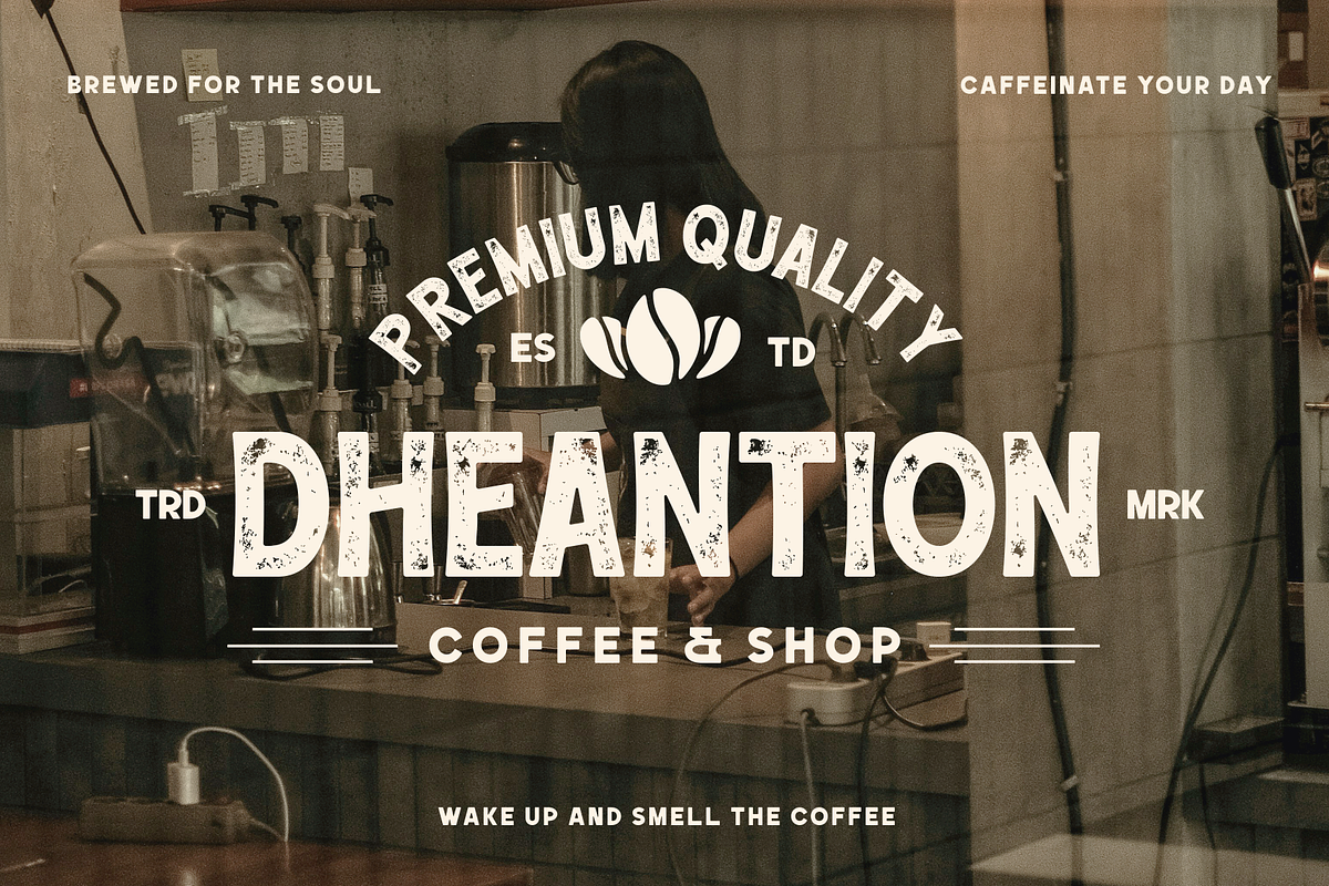 Kianubi - Vintage Font Typeface, a Sans Serif Font by MaikoHatta (Photo 2 of 8)