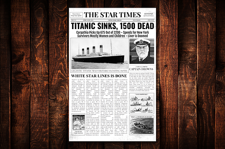 Fully Editable Newspaper Template