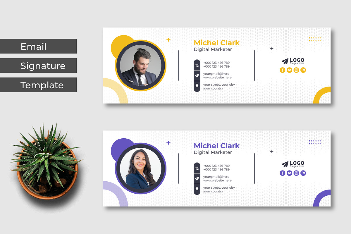 Email Signature Template, an Email Template by Logo_Luck (Photo 1 of 2)