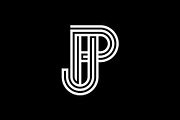 Monogram Letter JP PJ Logo, a Branding & Logo Template by Buqancreative (Thumbnail 2 of 2)