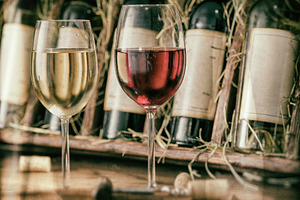Wine testing at the storage, a Food & Drink Photo by Volff