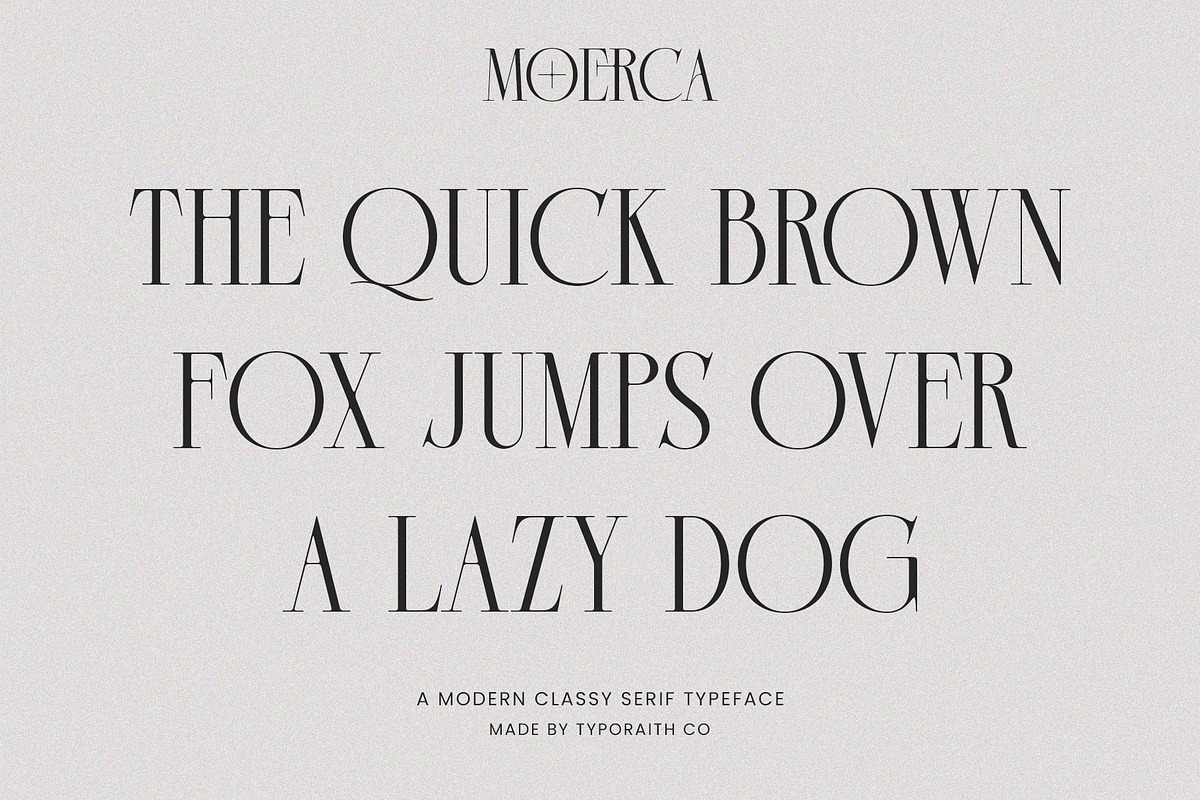 Moerca | Modern Classy Serif, a Serif Font by Typoraith Co (Photo 8 of 16)