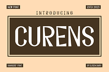 Curens - Elegant Serif Font