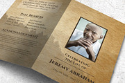 Cardboard Style Funeral Program, a Brochure Template by Final Tribute (Thumbnail 1 of 5)