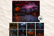 Harvest Ritual Horror RPG Backdrops, a Seasonal Illustration by ThatsDesignArt (Thumbnail 12 of 18)