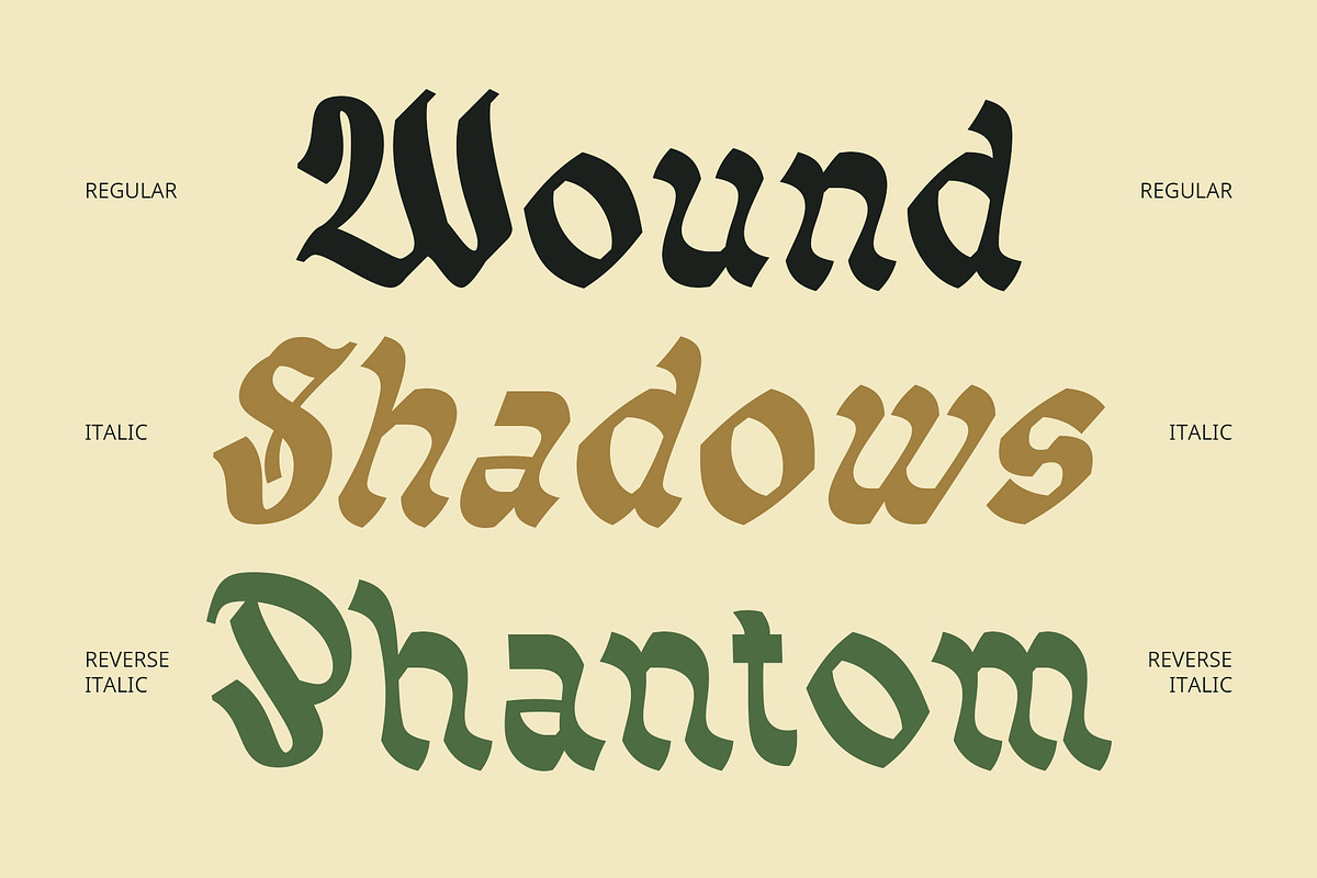 CS Monarch – Blackletter Font, a Sans Serif Font by Craft Supply Co. (Photo 4 of 8)