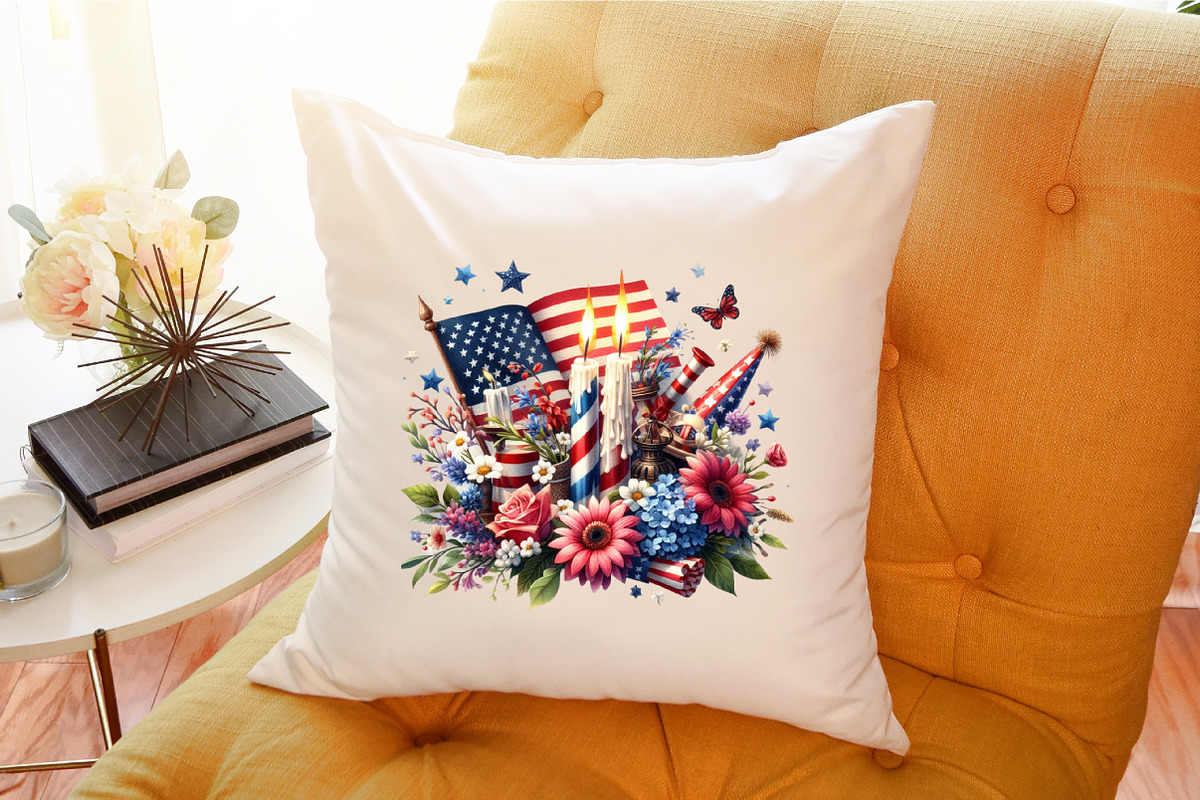 4th of July, Independence Day Clipar, an Illustration by Sublimation Artist (Photo 6 of 6)