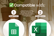 Monthly Budget Spreadsheet – Google, a Templates & Theme by vitalinagerman (Thumbnail 2 of 11)