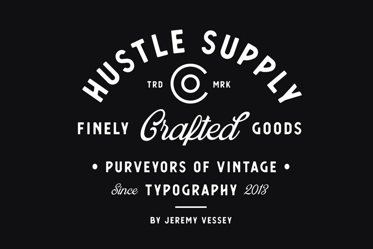 Blackstone Script, a Script Font by Hustle Supply Co. (Photo 9 of 9)