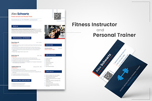 2-in-1 CV For Fitness Instructor