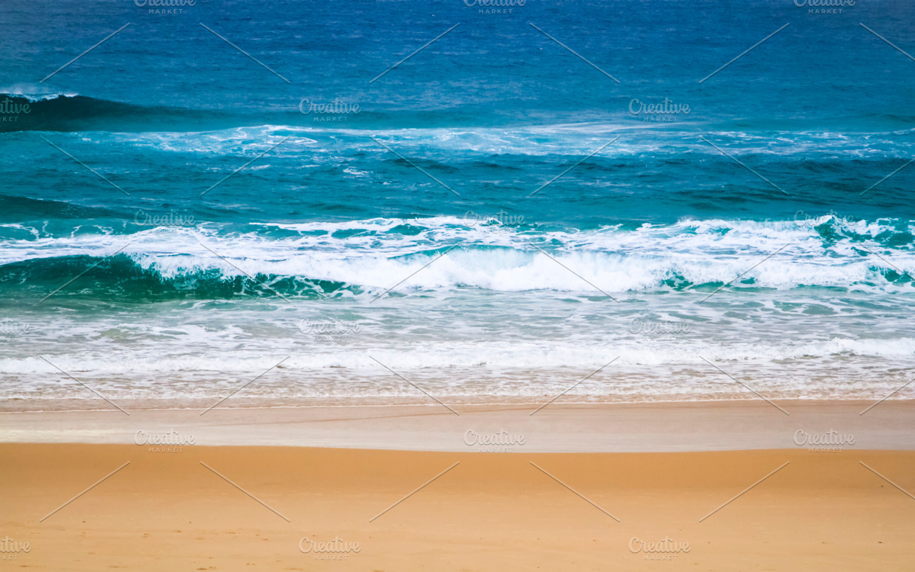Blue Waves At Salt Beach