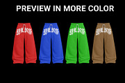 baggy sweatpants V2 mockup, a Bottom Mockup by yalanois (Thumbnail 3 of 5)