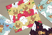 SALE! Polar Bear Winter Set, an Animal Illustration by SunnyWS (Thumbnail 5 of 9)