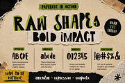 ST Papercut - Playful Handmade Font, a Sans Serif Font by Type it Easy (Thumbnail 3 of 11)