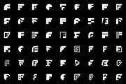 Set of letter F logo, a Branding & Logo Template by NataliiaVolyk (Thumbnail 3 of 3)
