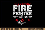 Favorite Firefighter Calls Me Papi, an Illustration by Handy Arts Studio (Thumbnail 1 of 3)
