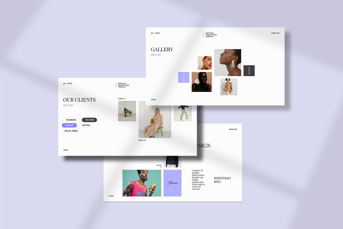 Aver Portfolio Presentation Template, a Presentation Template by SparkPro (Photo 3 of 9)