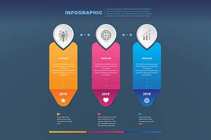 Colorful Labels Infographic Template