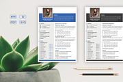 Modern Resume Template, a Resume Template by Annudesign (Thumbnail 1 of 4)