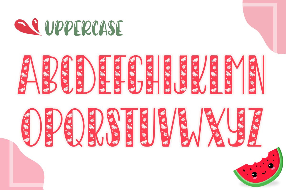 Melon | Cute Display Font, a Symbol Font by AnningArts
