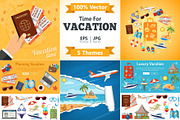 Time for Vacation, a Technology Illustration by TAlex (Thumbnail 1 of 6)