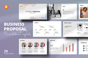 Business Proposal Google Slides, a Presentation Template by Design Vault