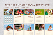 2025 CALENDAR CANVA TEMPLATE, a Stationery Template by The Little Lily Studio (Thumbnail 3 of 5)