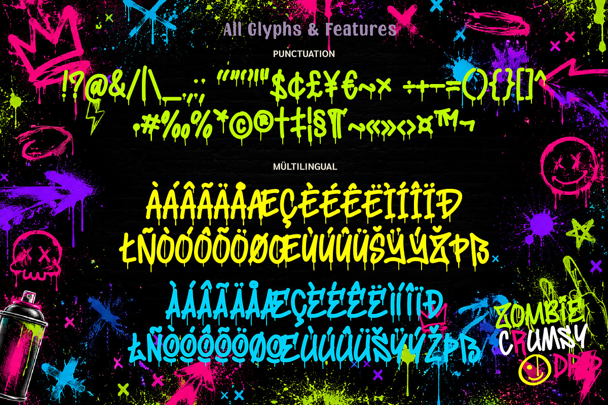 Zombie Crumsy, a Handwritten Font by BBtypeStudios (Photo 12 of 12)