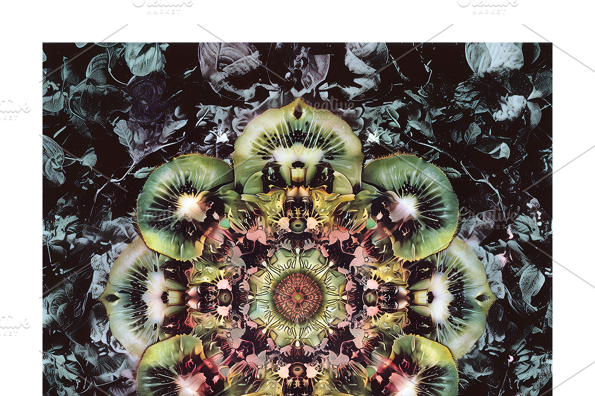Muit Co · Retro Fruit Mandalas, a Food Illustration by milatovar (Photo 11 of 22)
