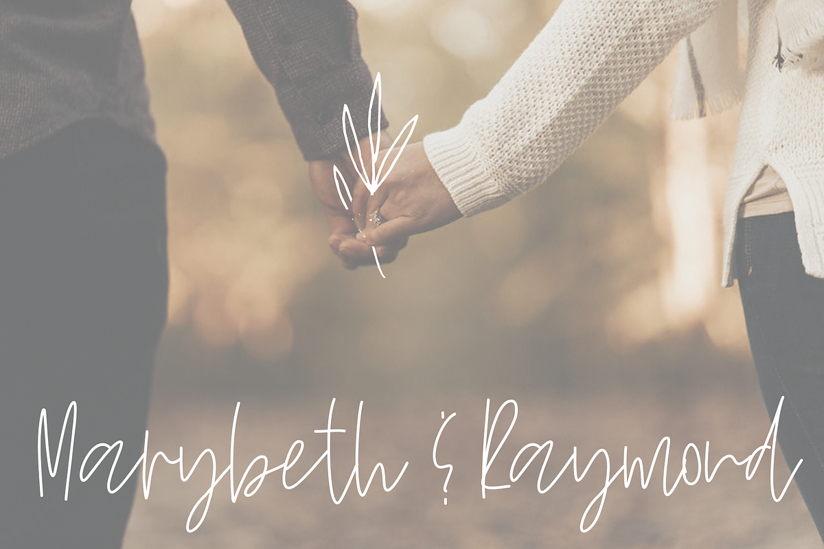 Wildflowers - A Handwritten Font preview 4