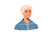 Diverse young women avatars set, a Person Illustration by PaperTrident (Thumbnail 6 of 15)