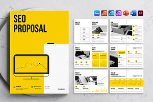SEO Proposal Template, a Brochure Template by DesignCrest