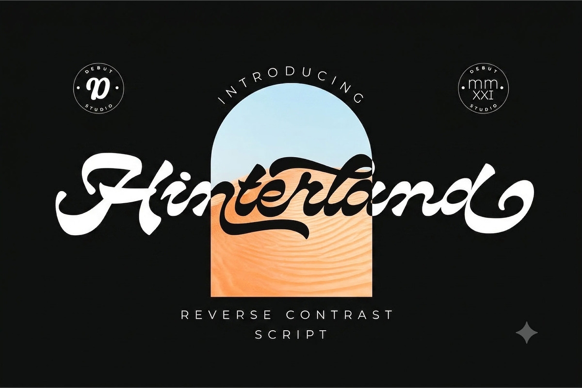 Hinterland, a Handwritten Font by Design House (Photo 1 of 3)