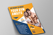 Fitness - GYM Flyer Template, a Flyer Template by OWPictures (Thumbnail 3 of 4)