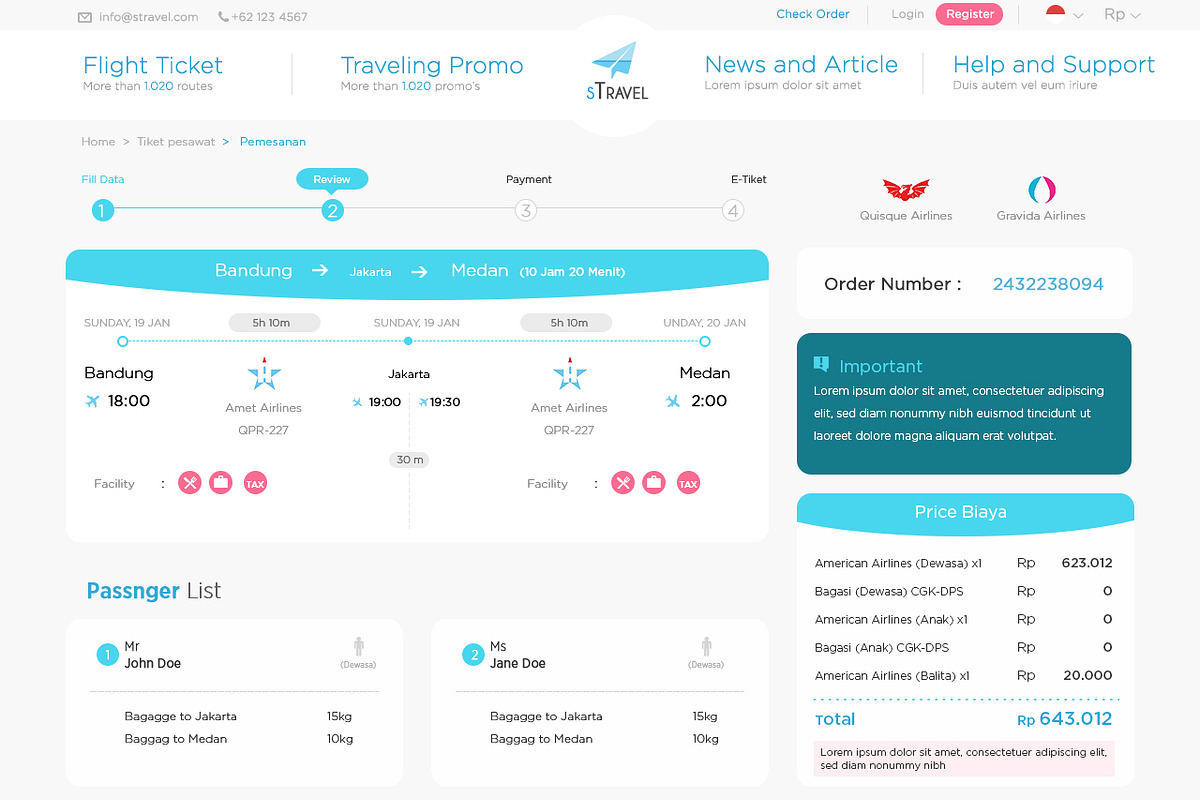 S-Travel - Travel and Tour Booking, a HTML Template by UInstrument (Photo 4 of 8)