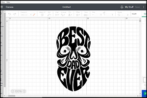 Best Dad Ever Skull SVG, an Object Graphic by BeeCraftR
