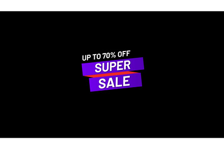 Badge Discount Stock Video Footage