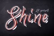 Bright calligraphy PSD Font, a Script Font by Gleb Guralnyk (Thumbnail 3 of 5)