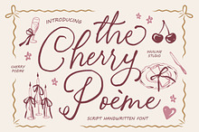 Cherry Poeme Handwritten Script Font