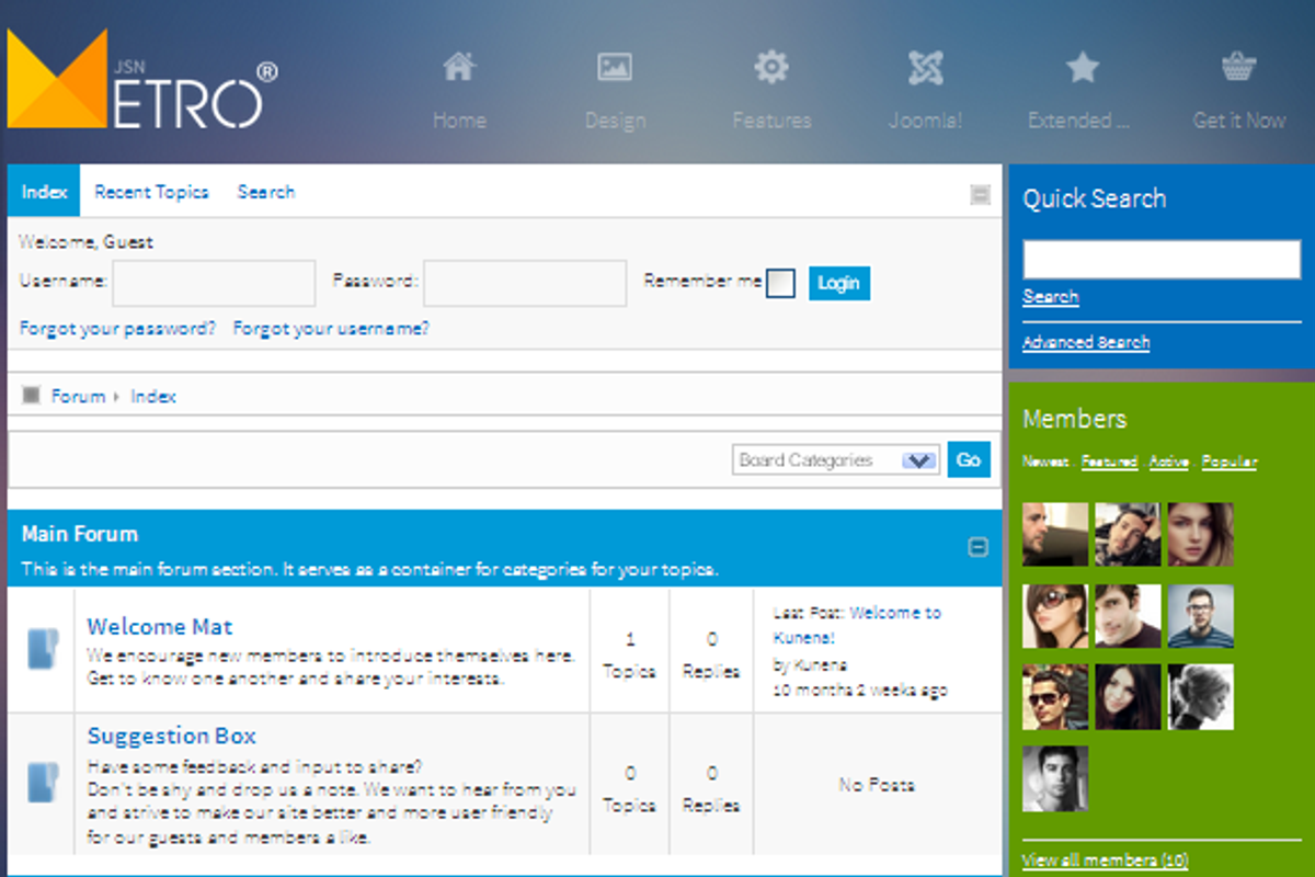 JSN Metro - Joomla Creative Theme, a Websites & App Template by JoomlaShine (Photo 3 of 5)