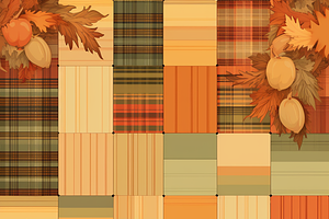 Autumn Plaid Pattern