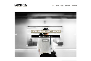 Lavisha - Minimalist Blog WP Theme