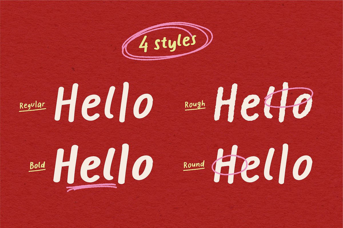 MARKERIST | Handwritten Font Family, a Handwritten Font by type peace (Photo 4 of 13)