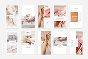 Pink CANVA Instagram Stories Pack, a Social Media Template by Swiss_cube (Thumbnail 2 of 5)