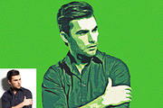 Pop Art Halftone Effect Ps Action, an Action Add-On by Studio Retouch (Thumbnail 9 of 12)