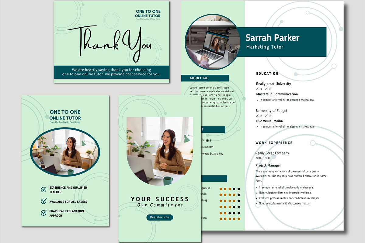 Online Tutoring Canva Templates, a Social Media Template by Branding by Kellsey (Photo 4 of 6)