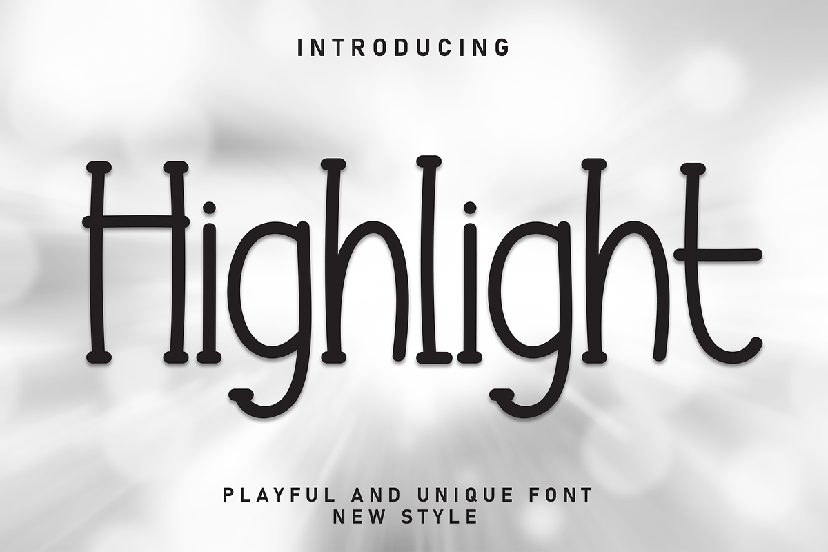 Highlight | Script Font, a Script Font by Scratchones (Photo 1 of 8)